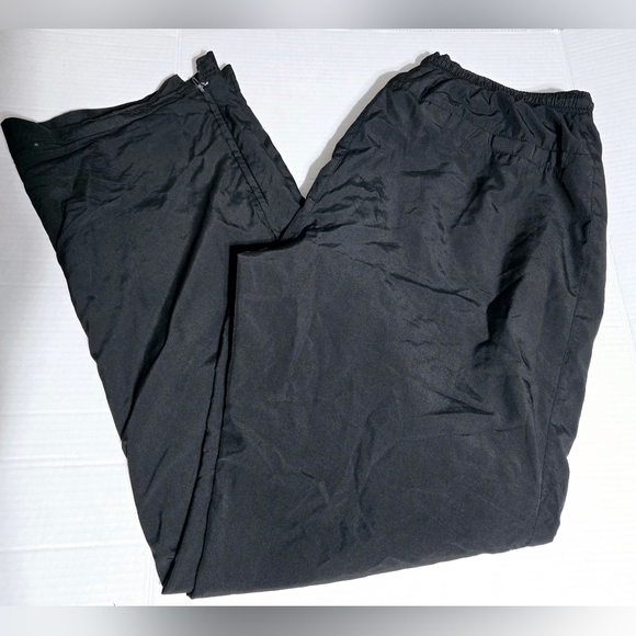Sport-Tek Wind Pants, Elastic Waistband, Side Pocket, Black, 100% Polyester, XL - Picture 1 of 9